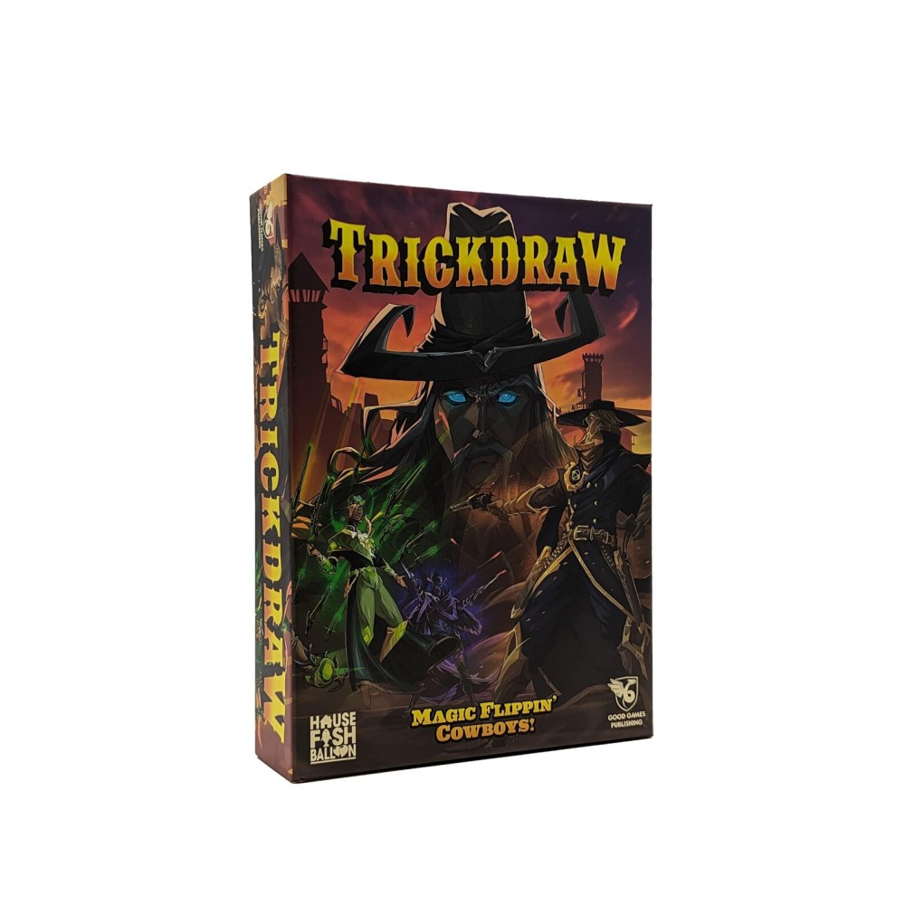 Good Games Publishing TRICKDRAW - Fast Paced Card Game, Magic Flippin\' Cowboys, Strategy Good Games Publishing TRICKDRAW - Fast Paced Card Game, Magic Flippin\' Cowboys, Strategy