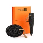 CopesFuda Natural Volcanic Pumice Stone for Feet & Hands. Foot Scrubber for Dead Skin Remover & Deep Cleansing, Cone Shape Stone for Hard-to-Reach Areas Corn Removal, 2 Pcs, Exquisite Gift Packaging