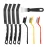 Crevice Cleaning Brush,8 Pcs Multifunctional Cleaning Brush Tools,Hard Bristle Crevice Cleaning Brush,Crevice Cleaning Brushes for Household Use Bathroom Tiles Kitchen Practical and Durable