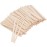 1000Pcs Wooden Wax Sticks Small Waxing Applicator Sticks Wax Spatulas Wood Craft Sticks for Hair Removal and Smooth Skin - Slanted & Round