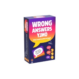 Wrong Answers Only: The Ultimate Adult Party Game - A Fun, Competitive Group Guessing Game for 8 Players, Ages 14 and Up - Perfect for Game Nights