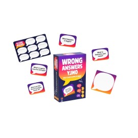 Wrong Answers Only: The Ultimate Adult Party Game - A Fun, Competitive Group Guessing Game for 8 Players, Ages 14 and Up - Perfect for Game Nights