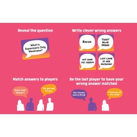 Wrong Answers Only: The Ultimate Adult Party Game - A Fun, Competitive Group Guessing Game for 8 Players, Ages 14 and Up - Perfect for Game Nights