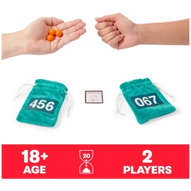 Spin Master Games, Squid Game Marbles Based on The Hit Netflix Drama, for Adult Players to Test Their Luck, 2 Players, for Ages 18 & Up Spin Master Games, Squid Game Marbles Based on The Hit Netflix Drama, for Adult Players to Test Their Luck, 2 Players, for Ages 18 & Up