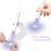 UV Light for Gel Nails, Denabuty Mini U V LED Nail Lamp Handheld with Stand, Portable Nail Dryer Rechargeable USB Cordless, Nail Light with 2 Timers for Fast Drying (White)