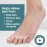 ZenToes Hammer Toe Corrector for Women & Men | Triple Loop Gel Toe Spacers & Separators | Realign Bent, Crooked, Curled, Claw, Hammertoes | Firm Support for Straightening | 4 Pack, Clear