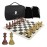 Tournament Chess Set, 20\'\' Foldable Silicone Chessboard Travel Chess Set Travel Games Portable Chess Set for Adults Zagreb Chess Pieces, Weighted Pieces with Storage Bag Giant Outdoor Chess Set