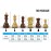 Tournament Chess Set, 20\'\' Foldable Silicone Chessboard Travel Chess Set Travel Games Portable Chess Set for Adults Zagreb Chess Pieces, Weighted Pieces with Storage Bag Giant Outdoor Chess Set