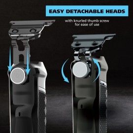 Wahl USA Pro Series High Visibility Skeleton Style Trimmer, Lithium-Ion Cordless USB Rechargeable All in One Shaving & Close Cutting Beard Trimmer for Men with Near Zero Gap Blade - 3026018 Wahl USA Pro Series High Visibility Skeleton Style Trimmer, Lithium-Ion Cordless USB Rechargeable All in One Shaving & Close Cutting Beard Trimmer for Men with Near Zero Gap Blade - 3026018