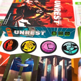 Unrest Card Game - The Asymmetric Game of Rebellion and Control, Fun Family Game for Kids and Adults, Ages 10+, 2 Players, 10-20 Minute Playtime, Made by Pandasaurus Games