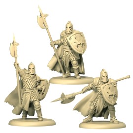 CMON A Song of Ice and Fire Tabletop Miniatures Game Baratheon Halberdiers Unit Box - House Baratheon Vanguard Defense! Strategy Game for Adults, Ages 14+, 2+ Players, 45-60 Minute Playtime, Made CMON A Song of Ice and Fire Tabletop Miniatures Game Baratheon Halberdiers Unit Box - House Baratheon Vanguard Defense! Strategy Game for Adults, Ages 14+, 2+ Players, 45-60 Minute Playtime, Made