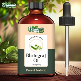 Organic Zing Bhringraj (Eclipta alba) Oil | Pure & Natural Carrier Oil for Skincare, Hair Care & Massage - 118ml/3.99fl oz Organic Zing Bhringraj (Eclipta alba) Oil | Pure & Natural Carrier Oil for Skincare, Hair Care & Massage - 118ml/3.99fl oz