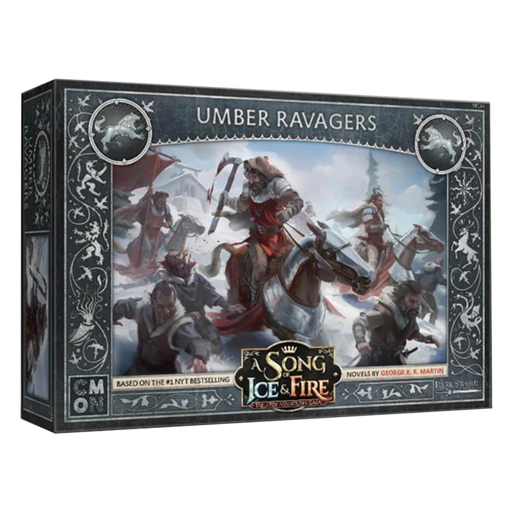 CMON A Song of Ice and Fire Tabletop Miniatures GameHouse Umber Ravagers Unit Box - Swift and Merciless Cavalry! Strategy Game for Adults, Ages 14+, 2+ Players, 45-60 Min Playtime, Made CMON A Song of Ice and Fire Tabletop Miniatures GameHouse Umber Ravagers Unit Box - Swift and Merciless Cavalry! Strategy Game for Adults, Ages 14+, 2+ Players, 45-60 Min Playtime, Made