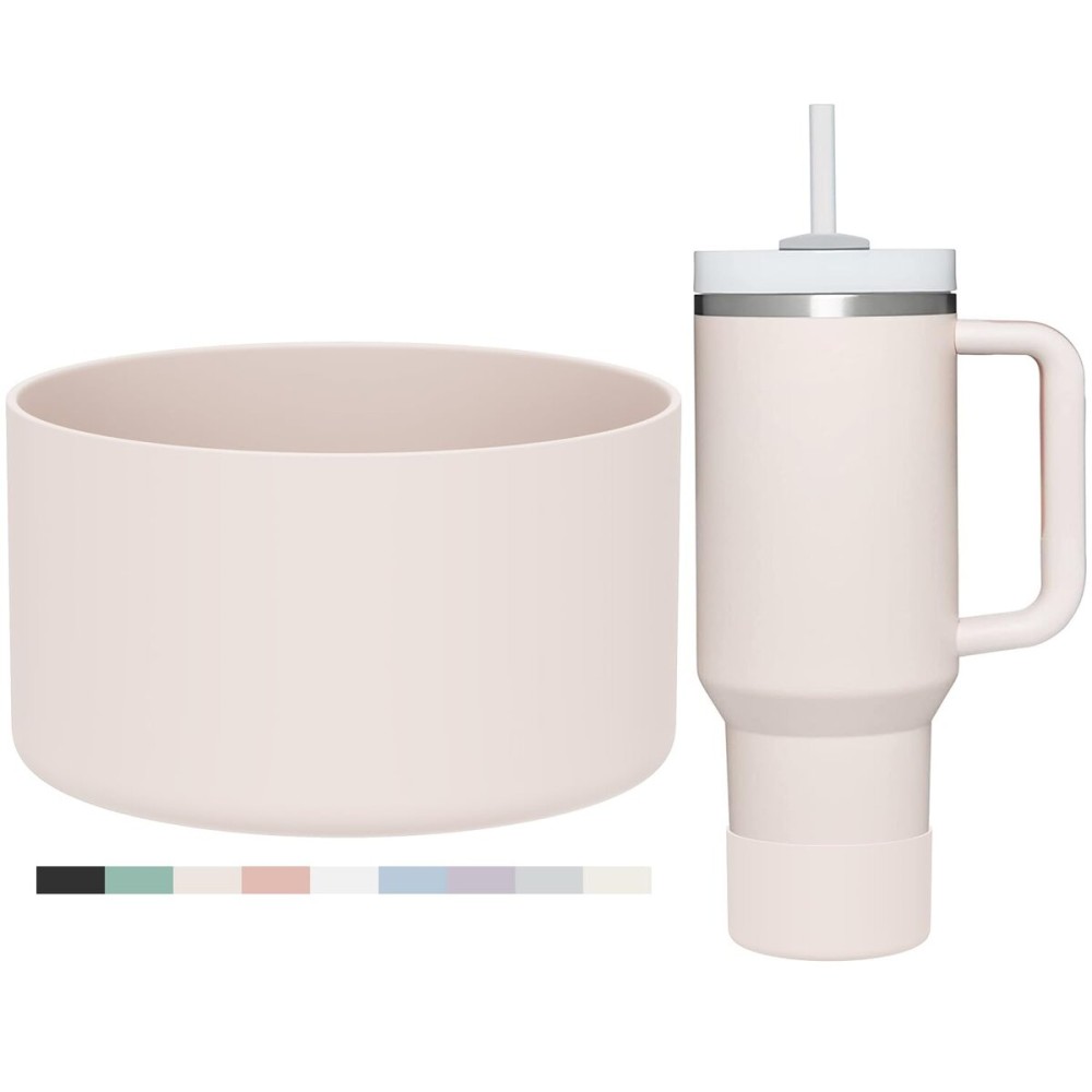 Affute Protective Silicone Boot for Stanley Quencher H2.0 40 30 20 oz & IceFlow Flip 30 20 oz, BPA Free Anti-Noise Anti-Scratch, Stanley Cup Protector Sleeve Cover Boot (Rose Quartz) Affute Protective Silicone Boot for Stanley Quencher H2.0 40 30 20 oz & IceFlow Flip 30 20 oz, BPA Free Anti-Noise Anti-Scratch, Stanley Cup Protector Sleeve Cover Boot (Rose Quartz)