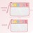 Siwara Snack Bags Clear Pouch for Travel Bag Nylon Clear Cosmetic Bag Makeup Waterproof Bag Portable Glitter Snacks Makeup Beach Pouch Toiletry Bag for Women Girls (Pink-Snacks)