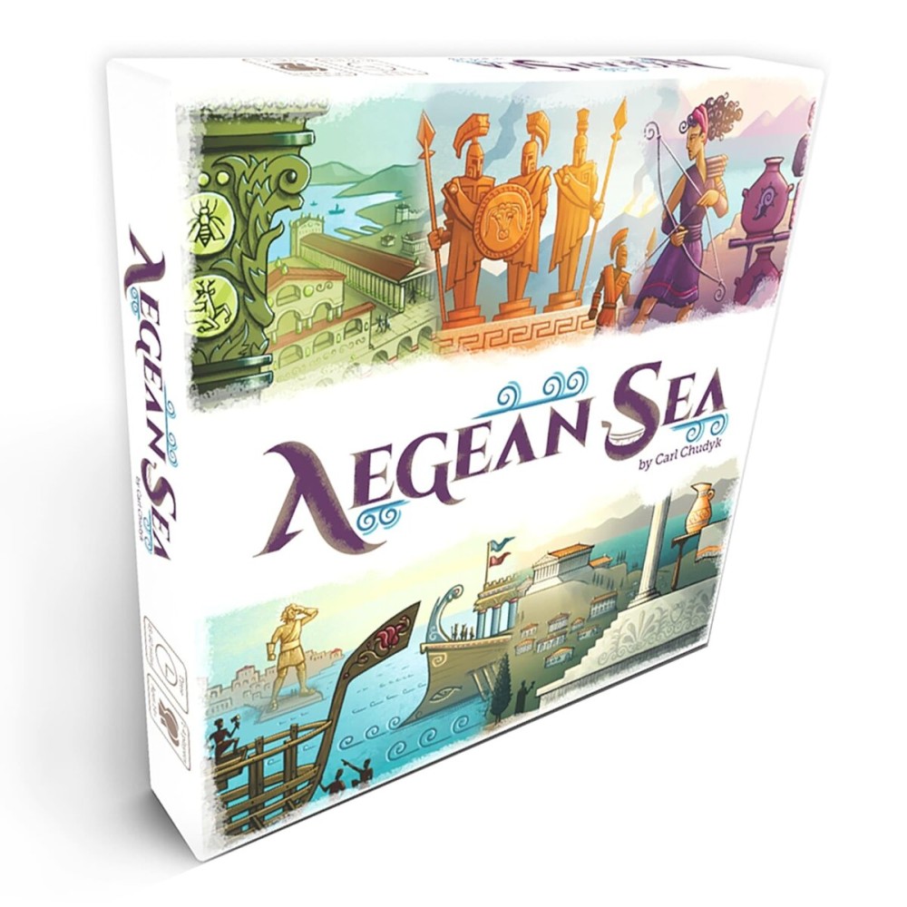 Asmadi Games: Aegean Sea - Strategy Card Game, Take Charge of Ancient Peoples, Ages 14+, 2-5 Players, 20 Min Per Player