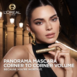 L\'Oreal Paris Voluminous Panorama Mascara, Volumizing and Lengthening Mascara, Waterproof Longwear and Smudge Resistant Make Up, Black, 0.33 Fl Oz L\'Oreal Paris Voluminous Panorama Mascara, Volumizing and Lengthening Mascara, Waterproof Longwear and Smudge Resistant Make Up, Black, 0.33 Fl Oz