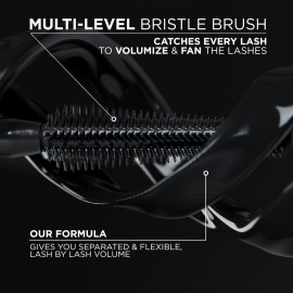 L\'Oreal Paris Voluminous Panorama Mascara, Volumizing and Lengthening Mascara, Waterproof Longwear and Smudge Resistant Make Up, Black, 0.33 Fl Oz L\'Oreal Paris Voluminous Panorama Mascara, Volumizing and Lengthening Mascara, Waterproof Longwear and Smudge Resistant Make Up, Black, 0.33 Fl Oz