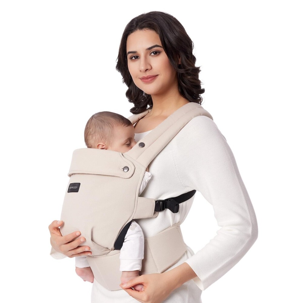 Momcozy Baby Carrier - Ergonomic, Cozy and Lightweight Carrier for 7-44lbs, Effortless to Put On, Ideal for Hands-Free Parenting, Enhanced Lumbar Support, Purehug for Infant to Toddler, Khaki Momcozy Baby Carrier - Ergonomic, Cozy and Lightweight Carrier for 7-44lbs, Effortless to Put On, Ideal for Hands-Free Parenting, Enhanced Lumbar Support, Purehug for Infant to Toddler, Khaki