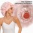 Large Silk Bonnet for Sleeping, Satin Hair Bonnet for Sleeping with Tie Band, Double Layer Satin Bonnets for Women Natural Curly Hair