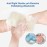 Exfoliating Washcloth (3 Pack), Shower Cloth for Body and Face Exfoliator Scrubber, Two Sides Exfoliate Shower Rag Wash Cloths Nylon Cotton Loofah Sponge Scrub Towel estropajos para el cuerpo