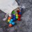 Medikaison Pegs Jokers and Marbles Board Game 14mm 32 Replacement Marbles 4 Each of 8 Colors for Wahoo Board Game Colorful Marble and Storage Bag Included(14mm/0.55inches)