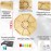 Jyquorp Michigan Rummy Game Deluxe Set Perfect Blend of A Royal Game of Hearts Rummy Poker Wooden Tripoley Board Game Betting Bluffing Game Classical Family Card Game for 100 ChipsWalnut