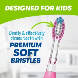 Firefly Ready Go Brush, Peppa Pig, Light Up Timer Toothbrush, Premium Soft Bristles, 1 Minute Timer, Less Mess Suction Cup, Battery Included, Easy Storage, for Ages 3+, 1 Count Firefly Ready Go Brush, Peppa Pig, Light Up Timer Toothbrush, Premium Soft Bristles, 1 Minute Timer, Less Mess Suction Cup, Battery Included, Easy Storage, for Ages 3+, 1 Count