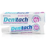 Denttach Denture Adhesive, Thermoplastic Denture Adhesive, Cushion, Reliner for Upper and Lower Dentures, Comfortable, Secure Denture Grip for Up to 7 Days, Non Glue, Zinc Free