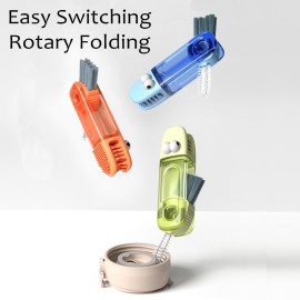 4-in-1 Bottle Cleaning Brush Set, Multifunction Silicone Cup Lid Gap Cleaner, Home Kitchen Crevice Cleaning Tools, 3 Pcs, Multicolor 4-in-1 Bottle Cleaning Brush Set, Multifunction Silicone Cup Lid Gap Cleaner, Home Kitchen Crevice Cleaning Tools, 3 Pcs, Multicolor