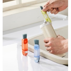 4-in-1 Bottle Cleaning Brush Set, Multifunction Silicone Cup Lid Gap Cleaner, Home Kitchen Crevice Cleaning Tools, 3 Pcs, Multicolor 4-in-1 Bottle Cleaning Brush Set, Multifunction Silicone Cup Lid Gap Cleaner, Home Kitchen Crevice Cleaning Tools, 3 Pcs, Multicolor