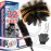 PetOde 32 Feet Dryer Vent Cleaner Kit, Enhanced Flexible Quick Snap Brush with Drill Attachment for Effective Cleaning, 360 Degree Rotation Without Loosening, Use with or Without a Power Drill