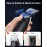 GLAKER Clippers for Hair Cutting - Cordless 2 in 1 Versatile Hair Trimmer with 10 Guards, Extra Detachable Blade & Turbo Motor, Professional Barber Kit for Barbershop, Ideal Gift for Men