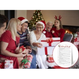 TCJIU Christmas Pass The Gift Game,Pass The Present Game,Pass The Gift Game Christmas,Christmas Party Game,Holiday Party Games,Classroom Games,Christmas Games for Families,Office Christmas Games,W1
