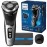 Philips Norelco Shaver 3900 Series, Wet and Dry Electric Shaver, P-Cap, Travel Pouch, Charging Stand, Storm Blue, Model S3341/92