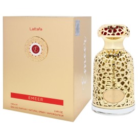 Lattafa Emeer Eau de Parfum Spray for Unisex, 3.4 Ounce