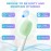 Lapfoon 6 Pack Silicone Toothbrush Covers, Caps for Electric & Manual Toothbrush Heads