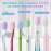 Lapfoon 6 Pack Silicone Toothbrush Covers, Caps for Electric & Manual Toothbrush Heads