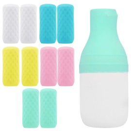 FOROUME 10 Pack Travel Essentials Silicone Bottle Covers, Cruise Ship Essentials, Travel Accessories Luggage for Women Men, Elastic Sleeves for Leak Proofing, Fit Most Travel Size Bottles Toiletries FOROUME 10 Pack Travel Essentials Silicone Bottle Covers, Cruise Ship Essentials, Travel Accessories Luggage for Women Men, Elastic Sleeves for Leak Proofing, Fit Most Travel Size Bottles Toiletries