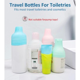 FOROUME 10 Pack Travel Essentials Silicone Bottle Covers, Cruise Ship Essentials, Travel Accessories Luggage for Women Men, Elastic Sleeves for Leak Proofing, Fit Most Travel Size Bottles Toiletries FOROUME 10 Pack Travel Essentials Silicone Bottle Covers, Cruise Ship Essentials, Travel Accessories Luggage for Women Men, Elastic Sleeves for Leak Proofing, Fit Most Travel Size Bottles Toiletries