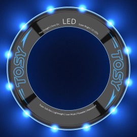TOSY Flying Ring - 12 LEDs, Super Bright, Lost Mode, Auto Light Up, Safe & Soft, Waterproof, Lightweight, Birthday, Camping Toy, Easter Gift for Kid/Boy/Girl TOSY Flying Ring - 12 LEDs, Super Bright, Lost Mode, Auto Light Up, Safe & Soft, Waterproof, Lightweight, Birthday, Camping Toy, Easter Gift for Kid/Boy/Girl