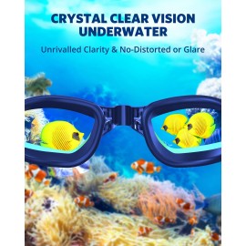 Aegend Swim Goggles, Swimming Goggles No Leaking Full Protection Adult Men Women Youth