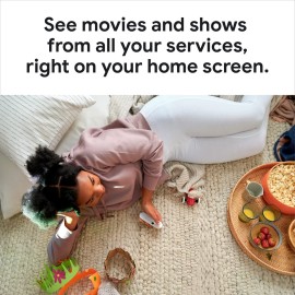 Chromecast with Google TV (4K)- Streaming Stick Entertainment on Your TV with Voice Search - Watch Movies, Shows, and Live TV in 4K HDR - Sky Blue with Accessories