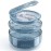 Denture Case Retainer Cleaning Case: 2 in 1 Retainer Case, No-Leak Denture Bath Box Cup, Complete Clean Care for Dentures, Clear Braces, Mouth Guard, Night Guard & Retainers