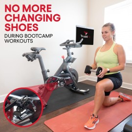 Dual Function Toe Cages - Convert Pedals to Two Sided Toe Cages or Delta Cleats - Compatible with Peloton Bike & Bike+