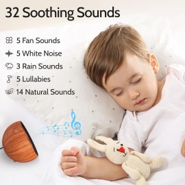 Sleep Sound Machine White Noise Machine with 32 Calming Sounds Loud Speaker 36 Volume Levels Pink Brown Noise Machine for Baby Kid Adult with 4 Timer Noise Canceling Machine for Office Privacy Sleep Sound Machine White Noise Machine with 32 Calming Sounds Loud Speaker 36 Volume Levels Pink Brown Noise Machine for Baby Kid Adult with 4 Timer Noise Canceling Machine for Office Privacy