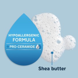 Lubriderm Daily Moisture Body + Face Wash, Hydrating Body Wash + Moisturizing Facial Cleanser with Pro-Ceramide & Shea Butter to Gently Cleanse, Light Fragrance & Hypoallergenic, 16 fl. oz Lubriderm Daily Moisture Body + Face Wash, Hydrating Body Wash + Moisturizing Facial Cleanser with Pro-Ceramide & Shea Butter to Gently Cleanse, Light Fragrance & Hypoallergenic, 16 fl. oz