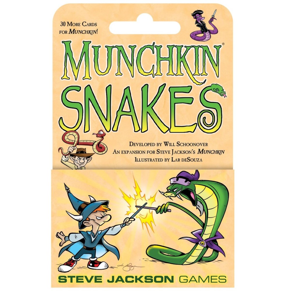 Steve Jackson Games Munchkin Snakes Card Game Mini-Expansion