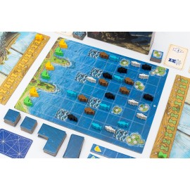 Doctor Finn\'s Games: Fisheries of Gloucester - 19th Century New England Fishing Strategy Board Game, Ages 14+, 2 Players, 30 Min