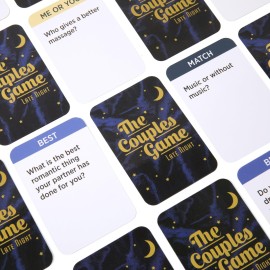The Couples Game Late Night | Couples Gift Idea for Her, for Him | Couples Card Games with 150 Fun Questions | Party Card Games for Date Nights, Game Nights | 2 Player Couples Game for Adults